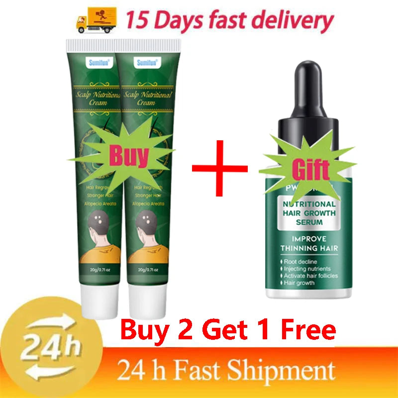 8 Days Fast Hair Growth Cream Anti Hair Loss Prevent Baldness Scalp Treatment Repair Roots Beauty Health Hair Care For Men Women