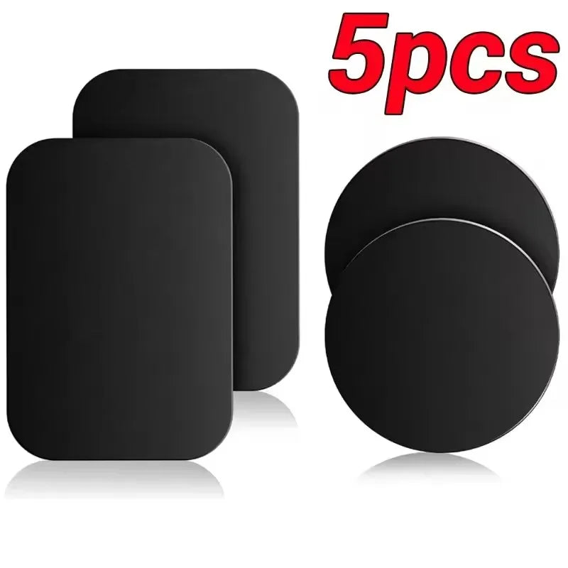 1/3/5Pcs Metal Plate Disk for Magnet Car Phone Holder Round Iron Sheet Stickers Car Magnetic Phone Stand Mount Accessories
