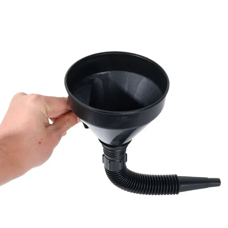 Car Motorcycle Truck Engine Funnel -With Filter&Strainer Refueling,Plus Extension Pipe Hose,Essential Filling Tool