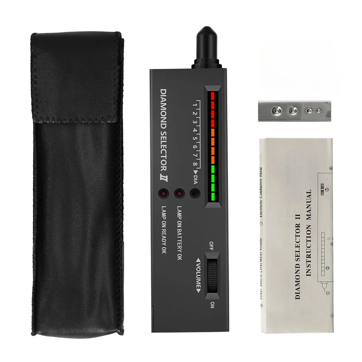 High Accuracy LED Indicator Diamond Tester Pen Diamond Selector Detector Gemstone Jewelry Testing Tool With Bag