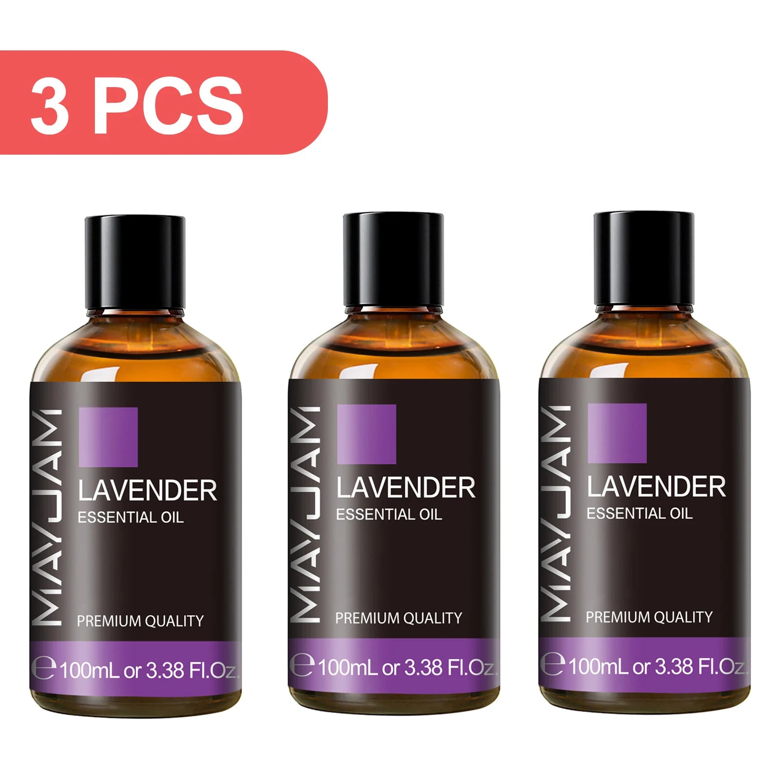 MAYJAM 100ml Premium Essential Oil Lavender Aroma for Humidifier Aromatic Diffusers Burner Making Scented Candle Handmade Soaps