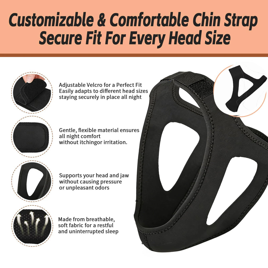 Anti-snoring Band Stop Snore Chin Strap Sleep Support Aid Tools Snoring Protection Jaw Belt Open Mouth Breathing Corrective Rest