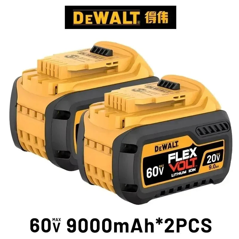 Original DEWALT battery 20V/60V 6000mAh 9000mAh rechargeable Li-Ion battery ,Dewalt tool battery, charger，electric drill，DCD805，
