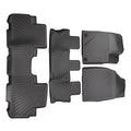 Black Car Carpet Floor Mats for Toyota Highlander Hybrid LE/Limited 14-19 TPE