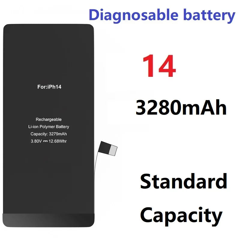 Wholesale Diagnostic Battery Standard Capacity 0 Cycle No Pop Up 100% Heath On IOS 18 26 For Iphone 12 13 14 15 Pro Max