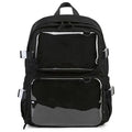 Clear Windows Fashion Women Backpacks for Women Teens DIY Badge JK Pin Display Backpack Solid Multi Pockets Ita Bags
