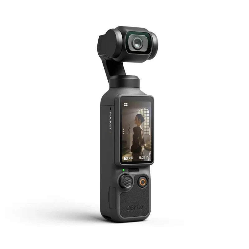 DJI Osmo Pocket 4 Camera 1" CMOS & 4K/240fps 2× Lossless Zoom 3-Axis Stabilization 107GB Built-In Storage & 800MB/s Transfer