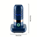 Vegetable and Fruit Cleaning Machine, Fruit and Vegetable Washer, Fruit Cleaner, Fruit Purifier, Waterproof Fruit Cleaning Device Using Oh Ion Purification Technology, 250 Minutes of Working Time and Wireless Charging, for Cl