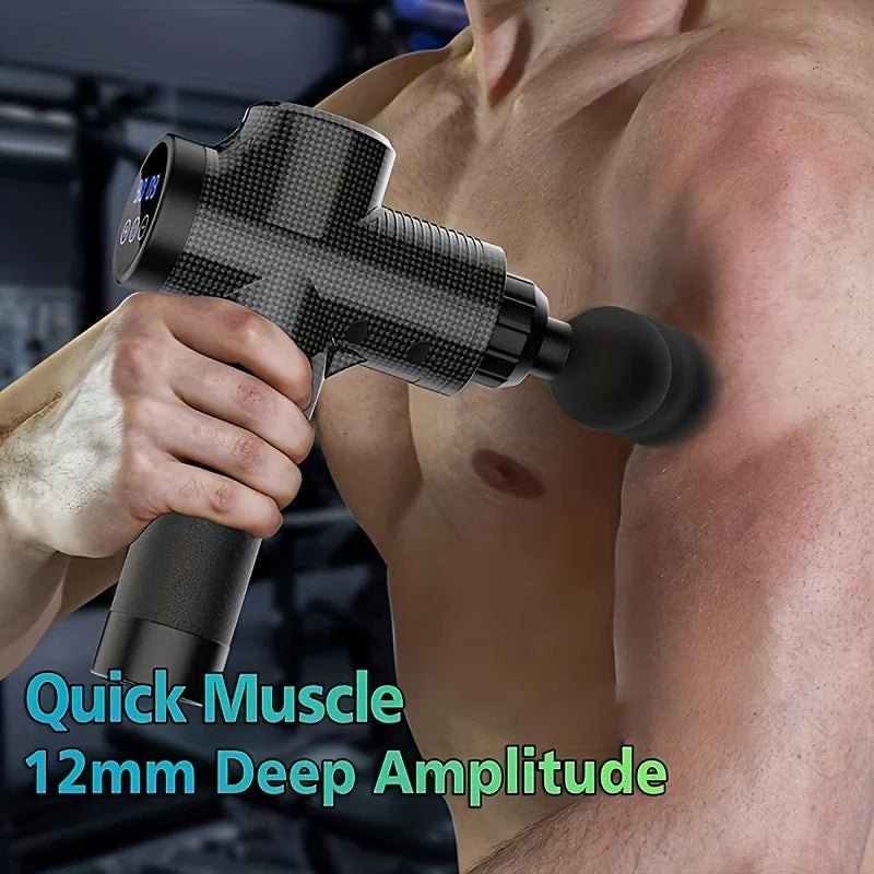 Massager Body Neck Back Deep Tissue Muscle Relaxation Fitness Tool For Shoulder Fascial Massage Gun Electric Percussion Pistol