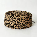 2026 Hot Pink Felt Leopard Round Beret for Women Fashion Female Hat French Top Cap Ladies Wedding Painter Pillbox Fascinator Hat