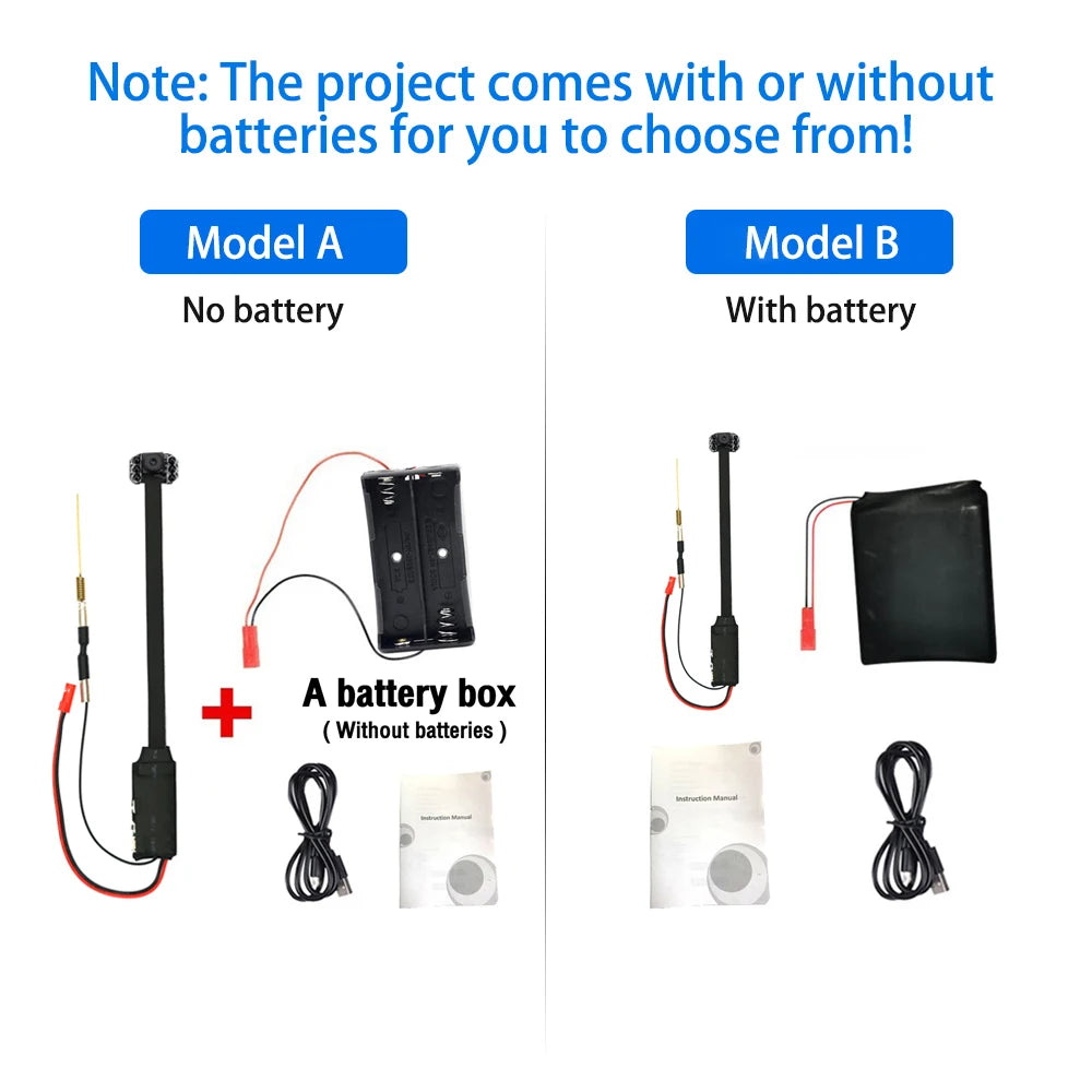 1080P Mini Wifi Camera 4K HD Camera APP Remote Monitoring Home Security Camcorder DIY Portable Infrared Night Vision Min Camera