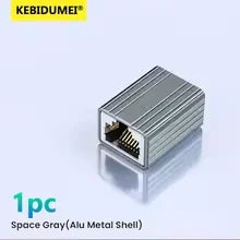 10Gbps RJ45 Connector Metal Case Network Extender Extension for Cat8 Cat7 Cat6 Female to Female Adapter Gigabit Ethernet Cable