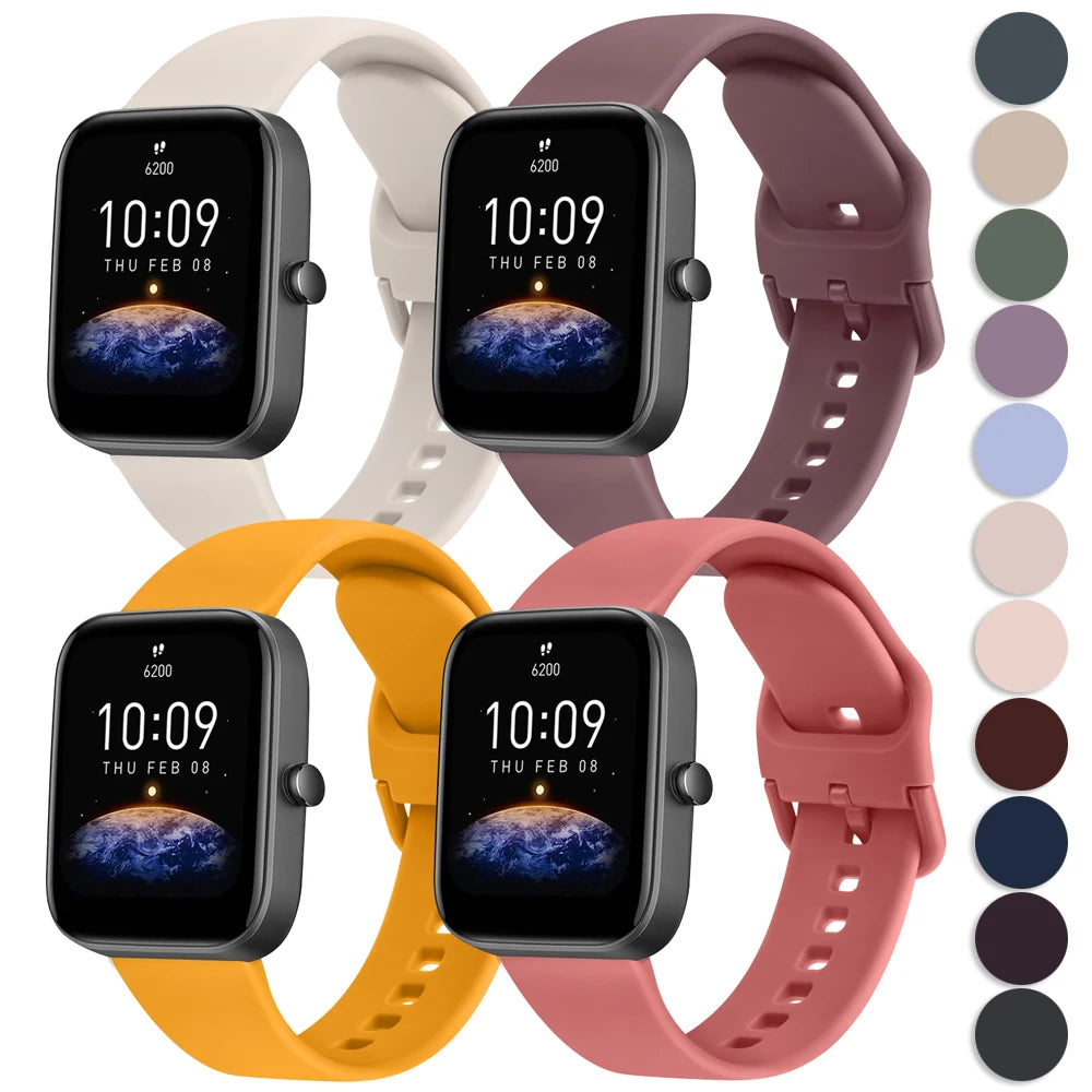 20/22mm Band For Amazfit GTS 2 4 Mini/GTS 3/GTS 2e/Bip 3 Pro/Bip U Pro/Bip S Lite Strap For Amazfit GTR 3 Pro/GTR 2 4 Watchband