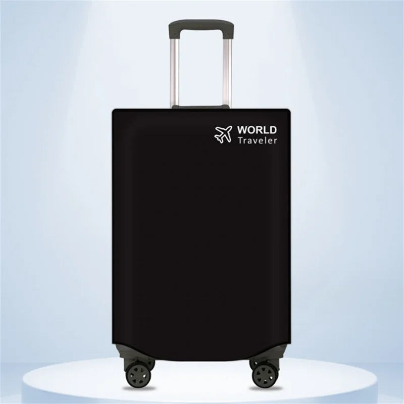 1PC 24/26/28/30inch Black Non-woven Luggage Protector Cover Trolley Suitcase Wear-resistant Anti-scratch Dustproof Luggage Cover