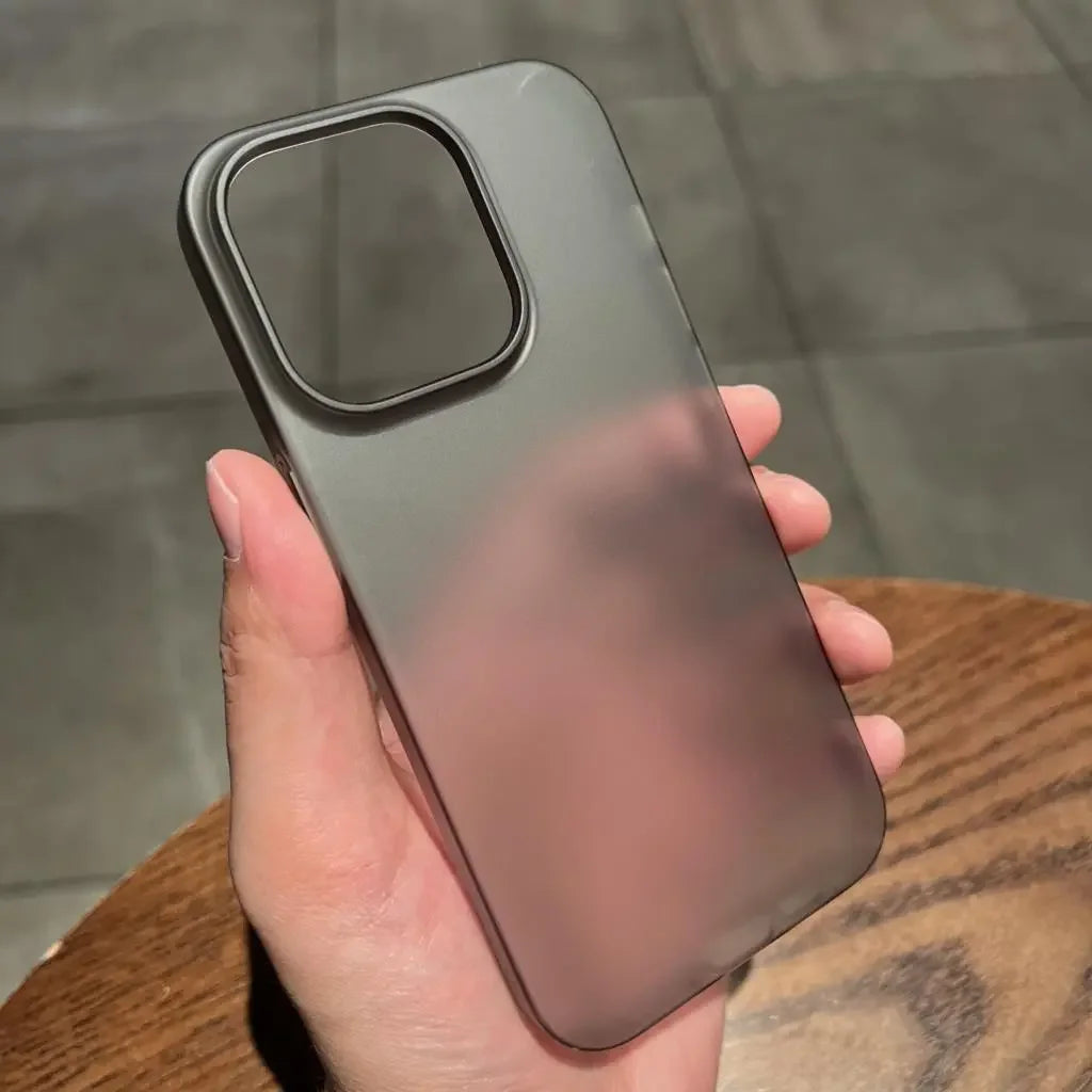 Ultra Thin Matte Hard PC Translucent Clear Phone Case For iPhone 17 16 15 14 Plus 13 12 Pro Max Shockproof Slim Skin Back Cover