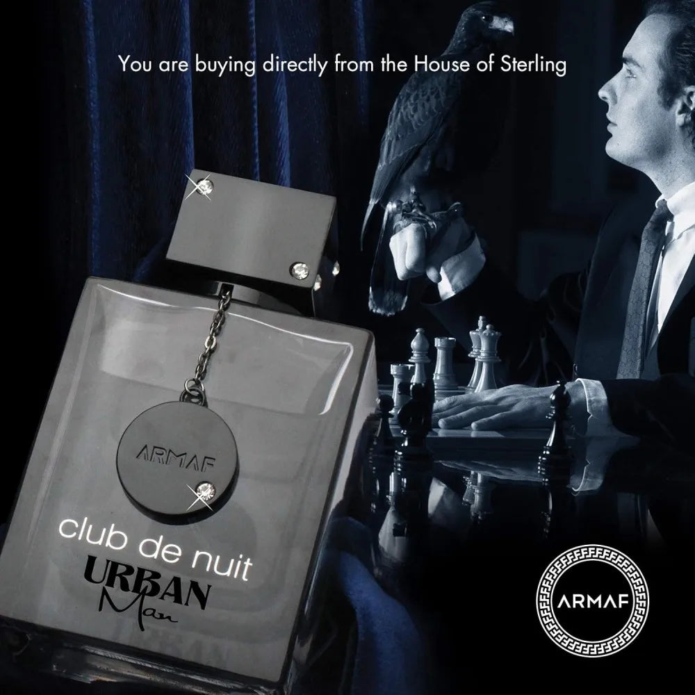 ARMAF Club De Nuit Urban for Man Eau De Parfum Spray, 3.6 Ounce
