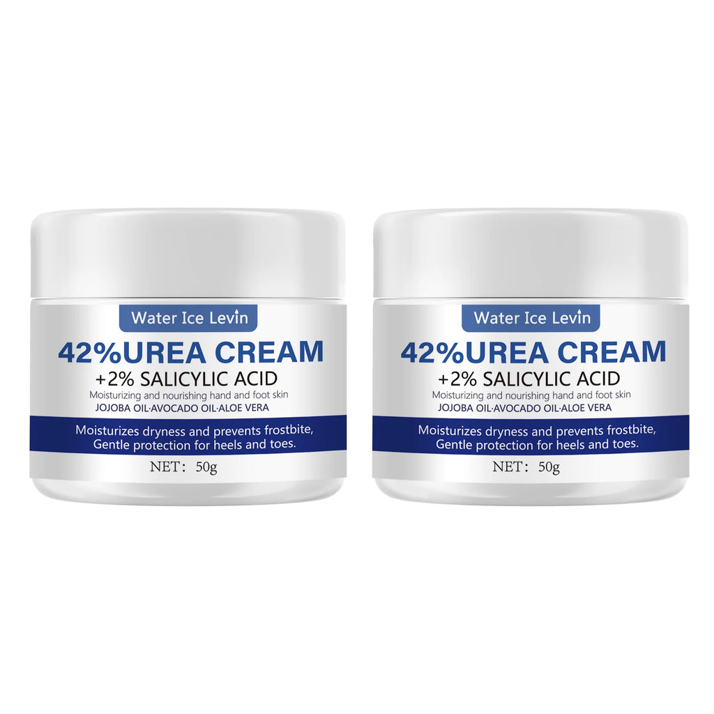 50g Ultra Moisturizing 42% Urea Aloe Vera Foot Cream - gentle exfoliating daily foot moisturizer