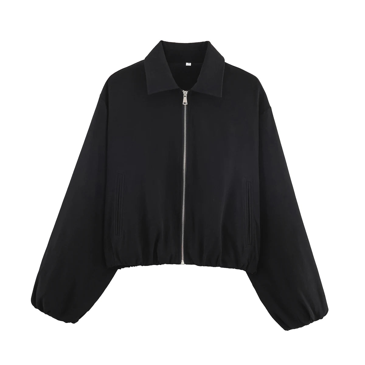 SLTNX Women's Bomber Jacket Zip Puffed Varsity Jackets for Women Cropped Demi-season Jacket for Women Coats New Outerwears