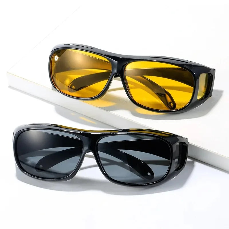 Night Vision Sunglasses Car Night Driving Glasses Driver Goggles Unisex Sun Glasses UV Protection Sunglasses Eyewear Gift