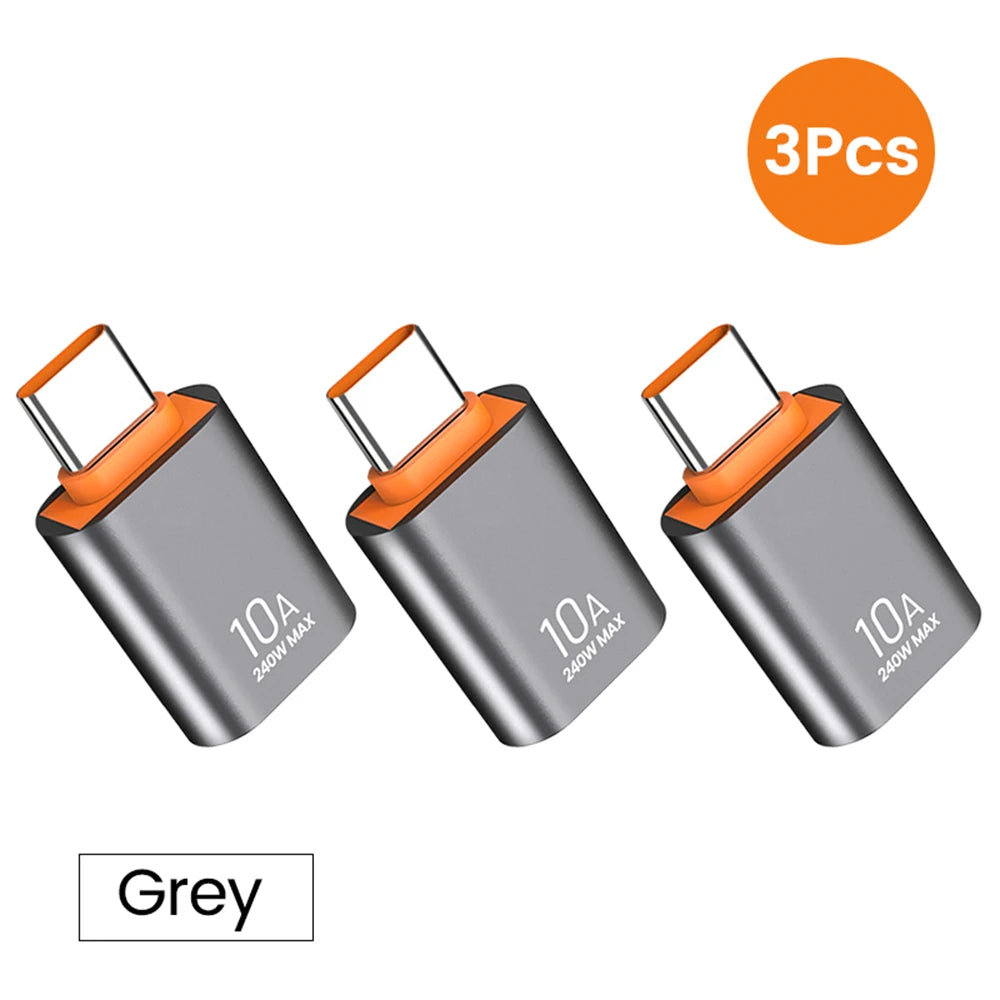 NNBILI 10A USB A To USB C OTG Adapter Type C to USB Converter USB 3.0 Adapter For Xiaomi 14 MacBook USB To Type C OTG Connector