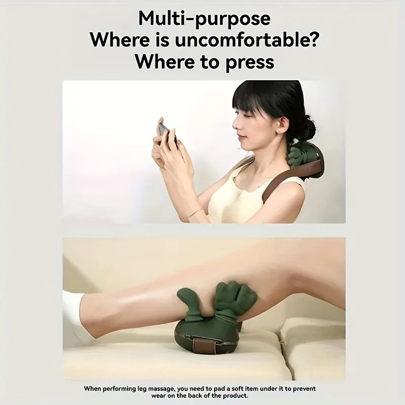 New shoulder and neck massager, neck massager, fully automatic charging finger press hand massager