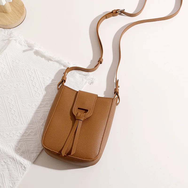 New Women Handbags Fashion Female PU Leather Shoulder Bags Phone Purse Ladies Large Capacity Crossbody Bags Small Portable Flap