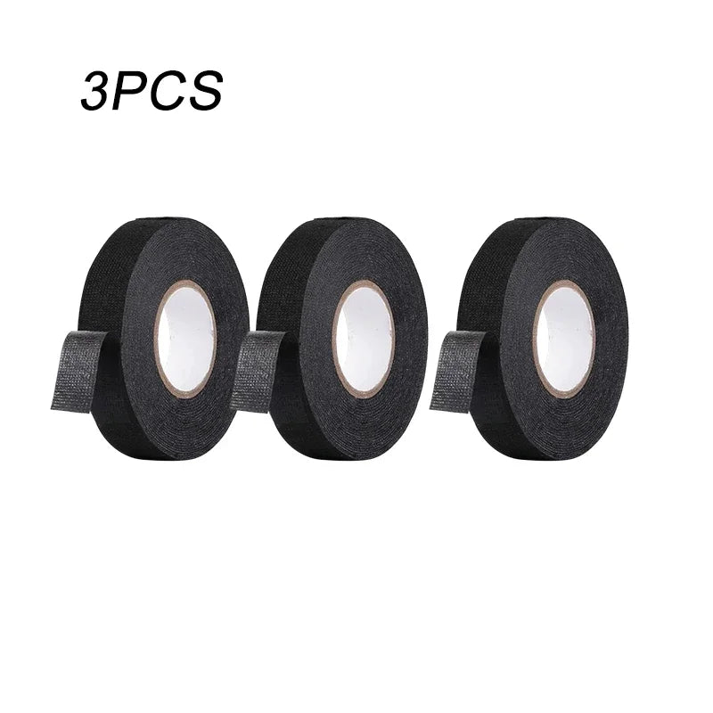 Car Wiring Loom Protection Tape, Heat Resistant Waterproof Harness Tape, 9/15/50MM Size Electrical Insulating Adhesive Tape