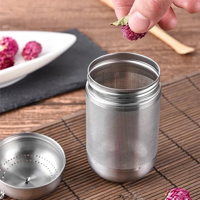 Stainless Steel Fine Mesh Infuser Ball for Loose Leaf Tea Coffee Spice Filter Teapot Accessories