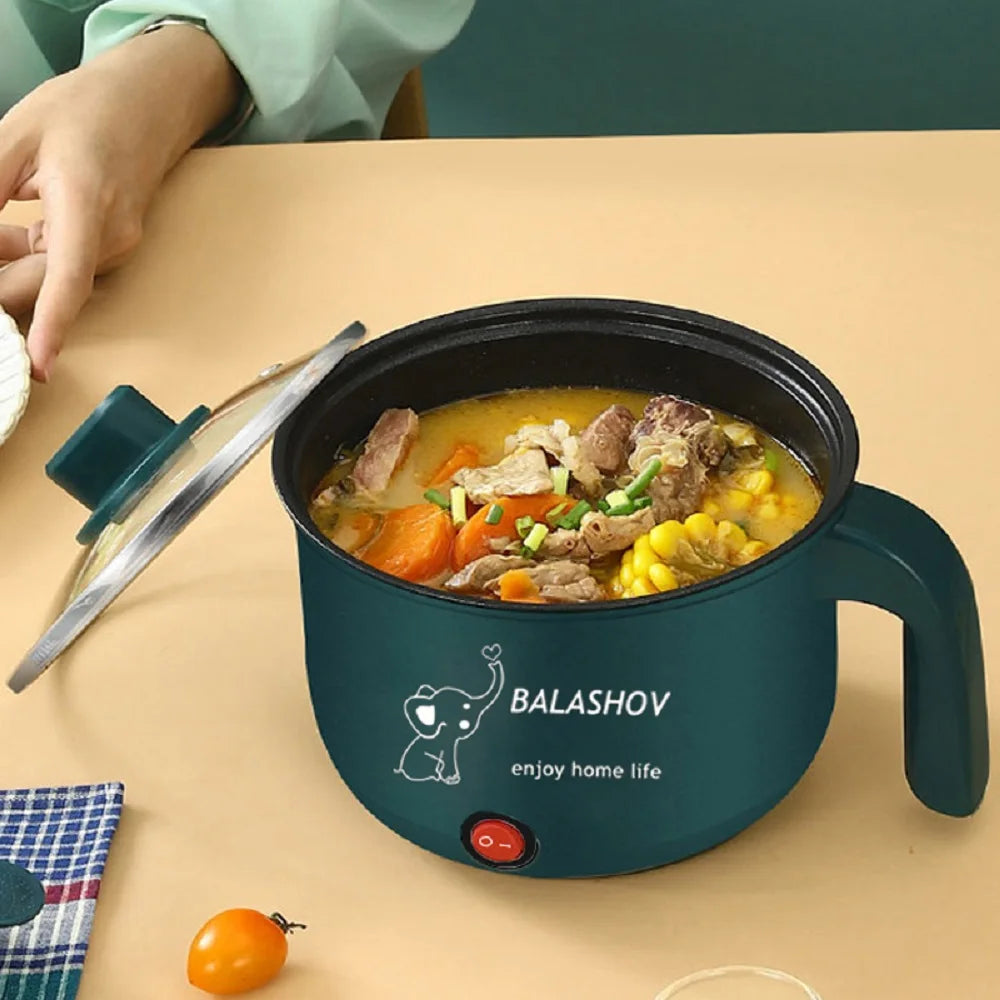220V Electric Rice Cooker With Stainless Steel Steamer Multifunctional Kitchen Cooking Pot Non-stick Pan Hot Pot BBQ Home Use
