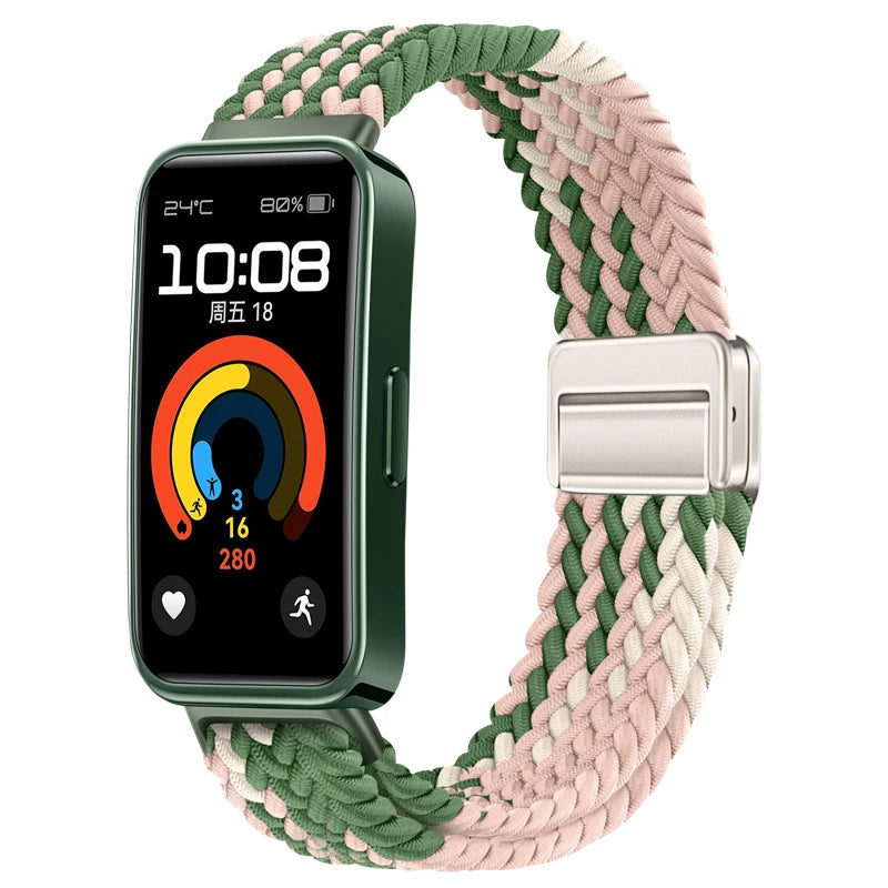 Sports Nylon Loop Strap for Huawei Band 11/11 Pro/10/9/8 Official Replacement Bracelet Belt Huawei Band 11 Wristband Accessories