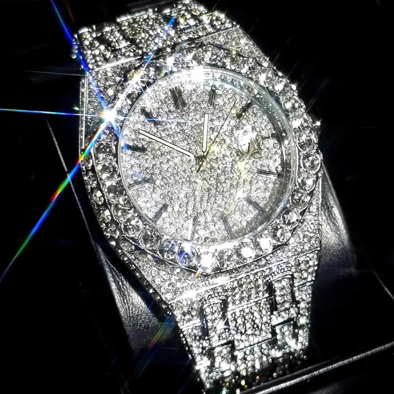 Women Fashion Shining Rhinestone Watch Brand Quartz Bracelet Watches Zircon Crystal Elegant Wristwatch Clock Friend Girls Gifts