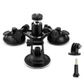 Suction Cup Camera Car Mount With Tripod Adapter Phone Holder for GoPro Hero 13 12 11 10 9 8 DJI Osmo 360 Action 5 Pro 6 4 Insta