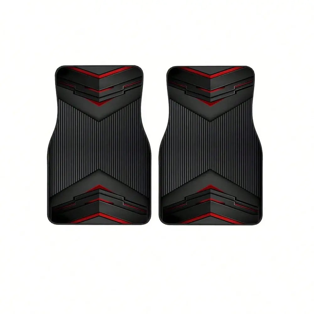4PCS Printed Floor Mats, Long-Lasting Polyester Car Floor Liners, Suitable for Sedans, SUVs and Trucks