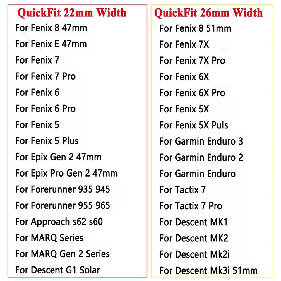 26mm 22mm Hook Loop Nylon Strap Watchband For Garmin Fenix 6X 6 Pro 5X 5 7X 7 Epix 2 Forerunner 965 955 945 935 Watch Bracelet