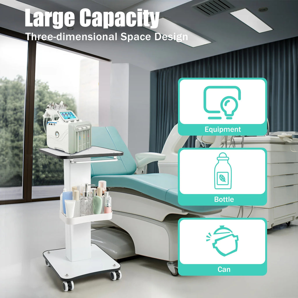 Salon Trolley Mobile Hairdressing and Beauty Trolley Spa Cart Max Load 40Kg