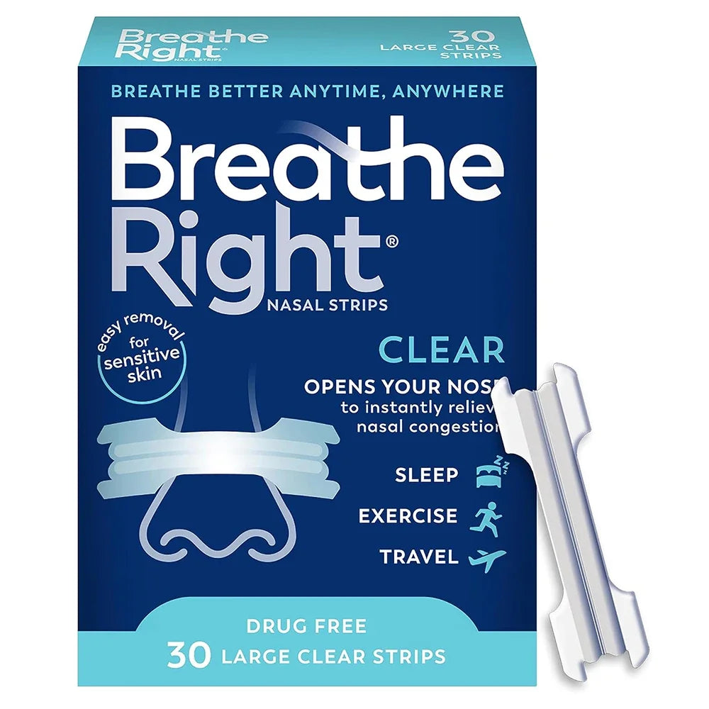 Extra Strength Sport Nasal Strips - Breathable Anti-Snoring Non-Invasive Sleep Aid for Adults And Children 30/90/150/300 PCS