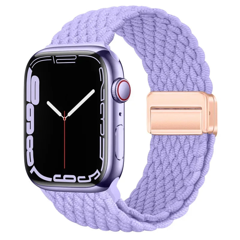 Nylon strap For Apple watch 11 10 42mm 46mm 9 8 7 45mm 41mm Ultra 3/2/1 49mm Magnetic wristband For iWatch 6 5 4 3 SE 44mm 40mm