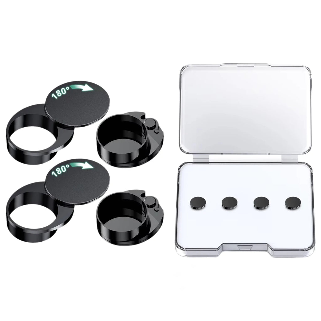 Rotating LED Light Cover Camera Lens Blocker for Smart AI Glasses,Privacy Slide Cap Cover, Safe Sunglasses Protector Accessory