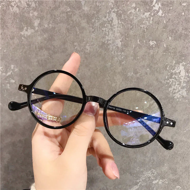 Round Reading Glasses Ultralight Small Frame Presbyopic Eyeglasses Blocking Blue Light Hyperopia Eyewear +1.0..+4.0 Gafas