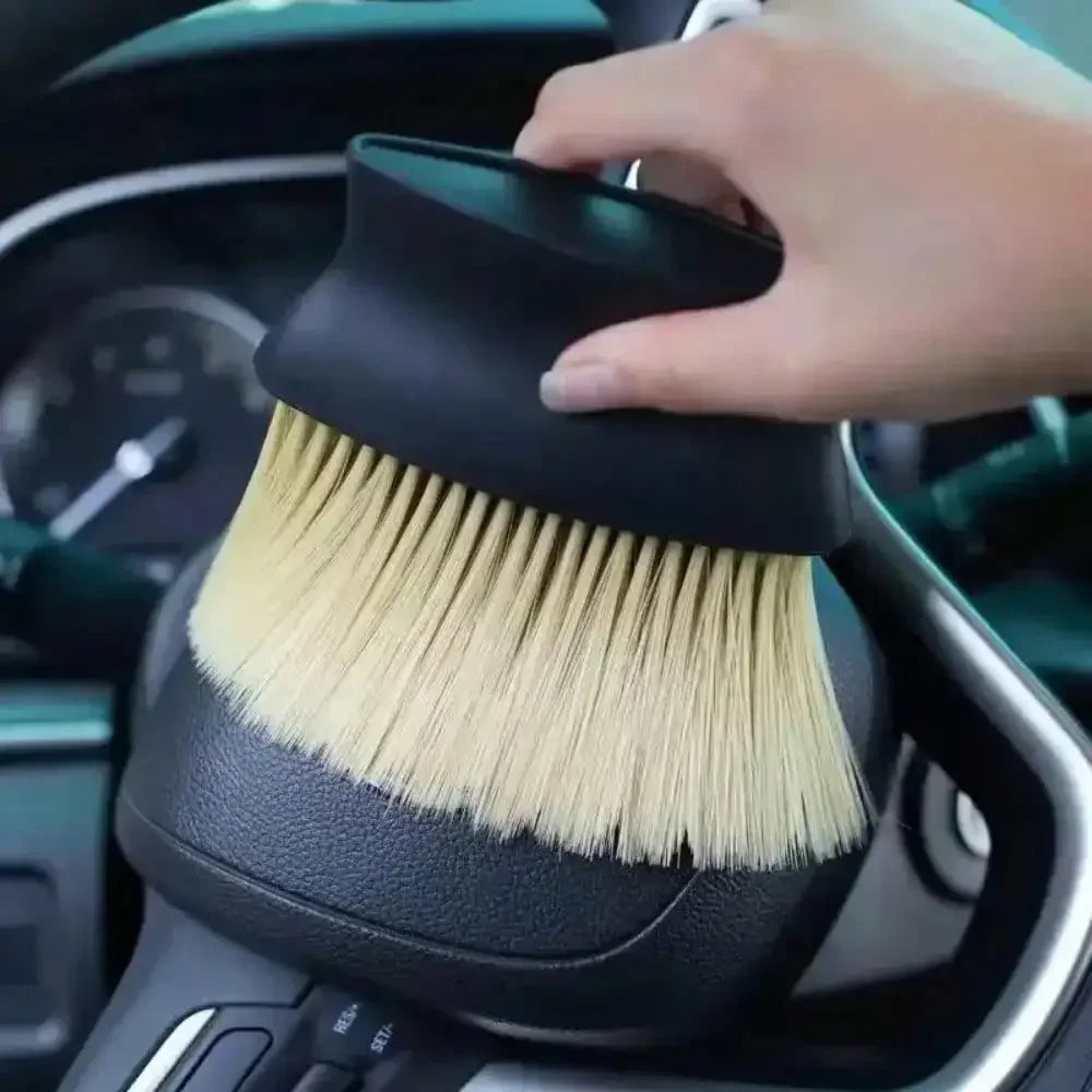 Soft Detailing Duster Brush for Car Air Outlet & Dashboard AC Vents, Portable Cleaning Tool for Auto Interior Home Office Use