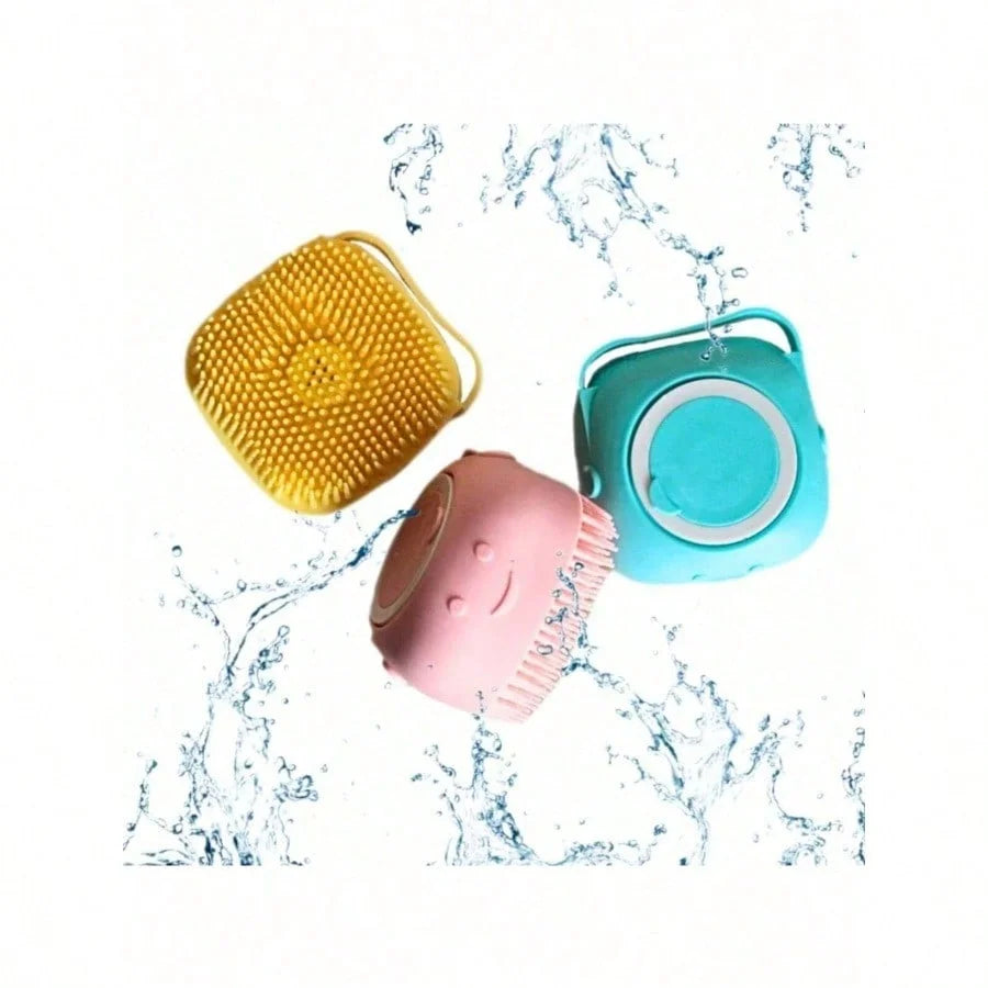 Pet Shampoo Brush,Dog/Cat Bath Brush, Silicone Pet Brush With Shampoo Dispenser,Pet Grooming,Silicone Massage Rubber Bath Comb With Shampoo Dispenser,Dog Brush, Cat Brush,Cat Bath, Dog Bath,Dog/Puppy Massage Brush,Pet Silicon