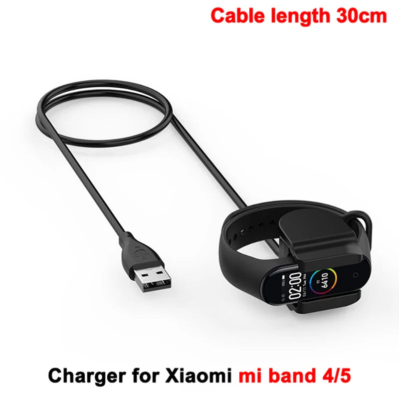 Original Magnetic Cord Charger For Xiaomi Mi Smart Band 7 Pro USB Charging Charger Base For Miband 6 5 4 3 2 Quick Charger Cable