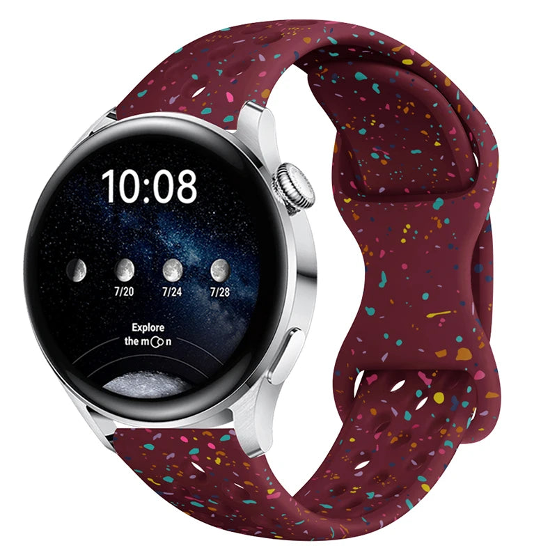 20mm 22mm Silicone Band For Huawei Watch GT6 GT6 Pro 46mm Sport Strap For Huawei Watch GT5Pro GT2 3 4 5 46mm 42mm /GT3Pro 43mm