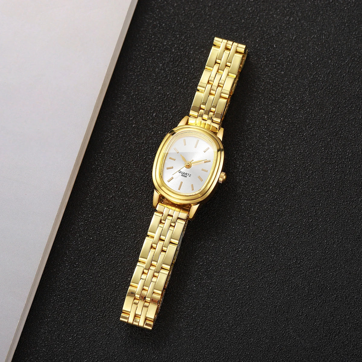 Elegant Oval Dial Women Quartz Watch Fashion Ladies Wristwatches Reloj Mujer Girls Clock Gift(Without Box)