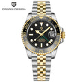 PAGANI DESIGN PD-1662 Luxury GMT Men Mechanical Wristwatch Sapphire Glass Stainless Steel 100M Waterproof Automatic Watches