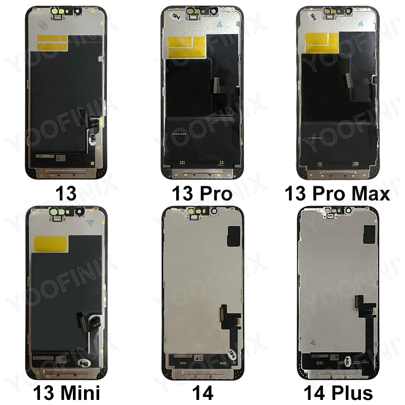 OLED For iPhone X XR LCD XS MAX Display Touch Screen For iPhone 11 Pro Max Display 12 Pro 13 Pro 12Mini 14 15  LCD Replace Parts