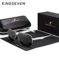 KINGSEVEN 2024 Polarized Men Aluminum Sunglasses UV400 Mirror Male Women for Men Fashion Eyewear Driving Sun Glasses