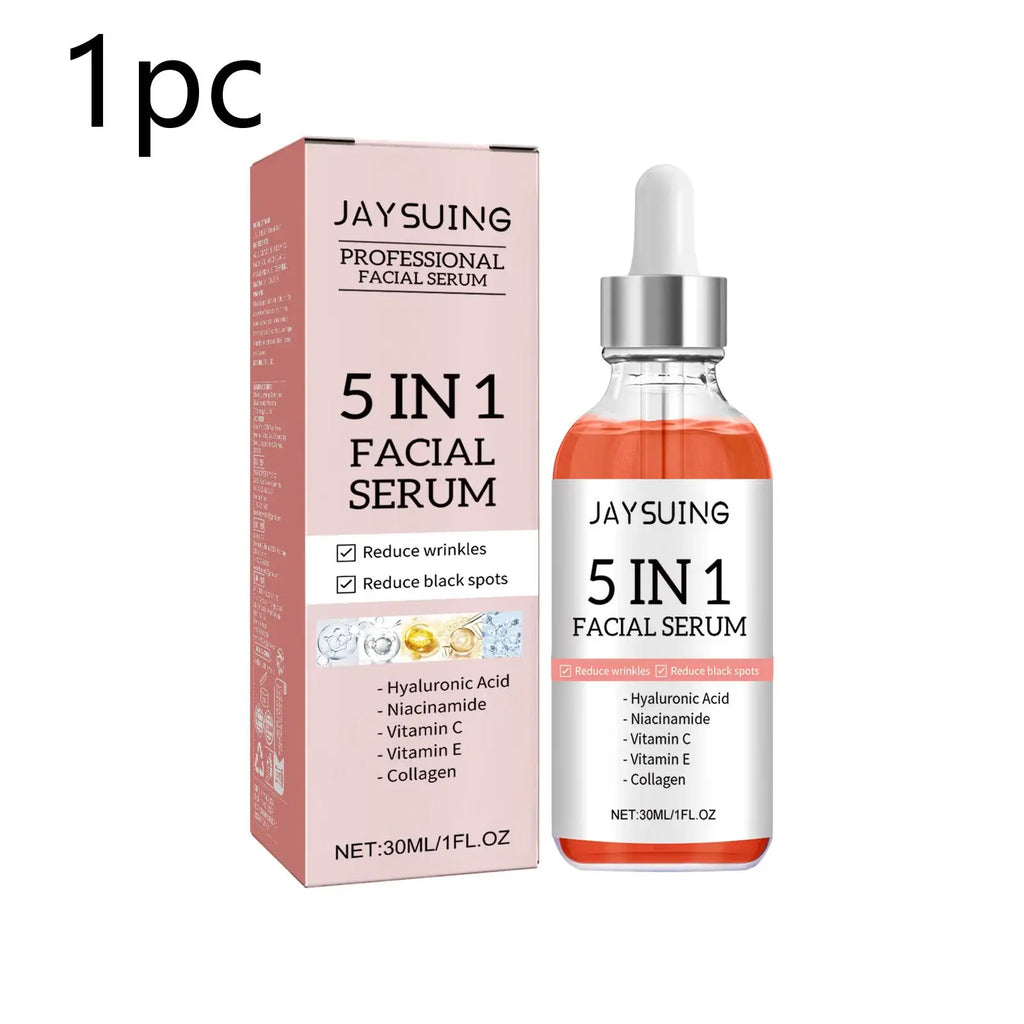 5 In 1 Fade fine lines Firming Face Serum Blemish Pigmentation Reducing Beauty Serum Removal Moisturising Skin Firming Blemish