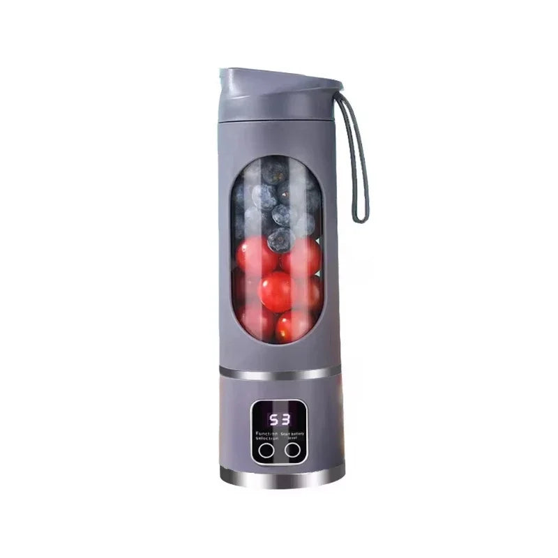 Blender Juicer Portable Electric Juicer 450ml 8 Blades Travel Juicer Machine Chargeable Shakes Smoothie Blenders Fresh Juice Cup