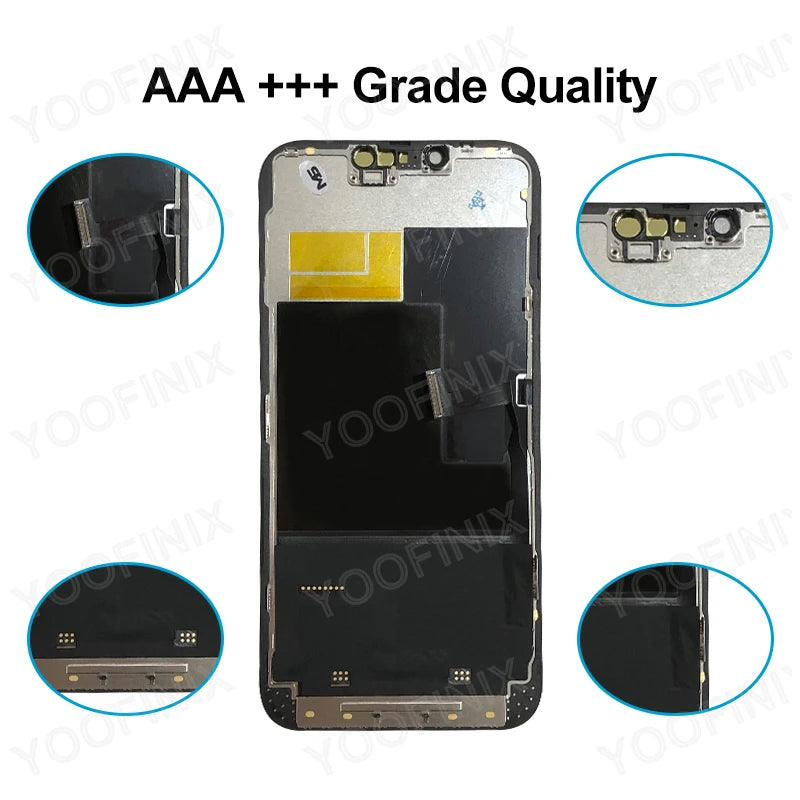 OLED For iPhone X XR LCD XS MAX Display Touch Screen For iPhone 11 Pro Max Display 12 Pro 13 Pro 12Mini 14 15  LCD Replace Parts
